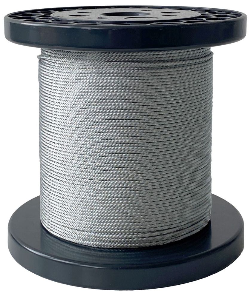 Seil 2 mm verzinkt - Rolle zu 100 m